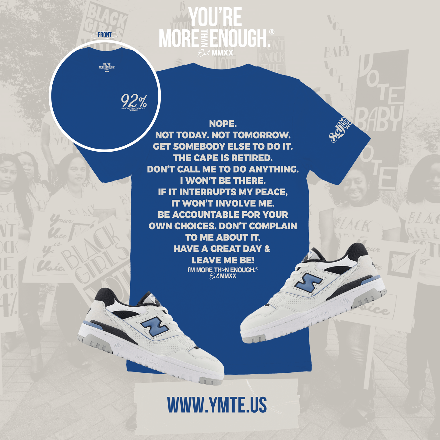 YMTE 92% - You're More Than Enough