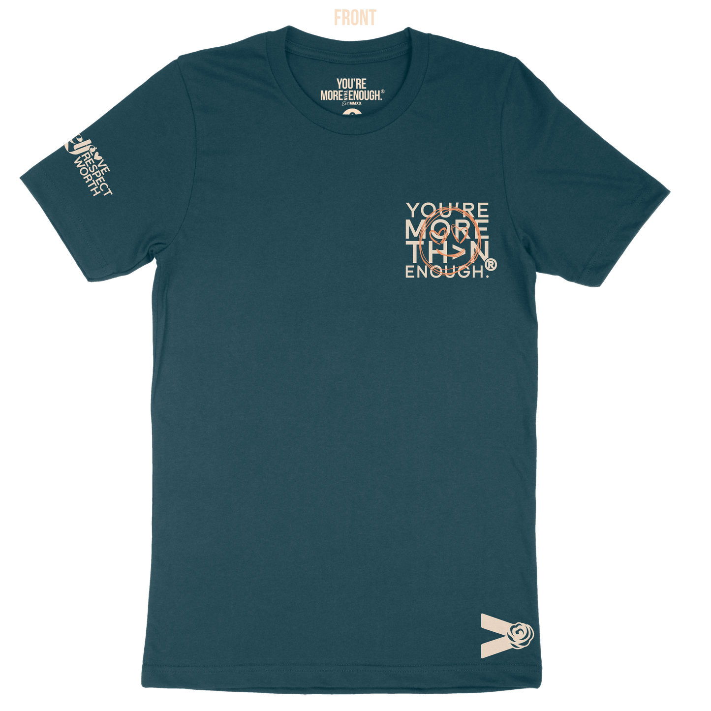 YMTE - Smiley Face T - Shirt - You're More Than Enough