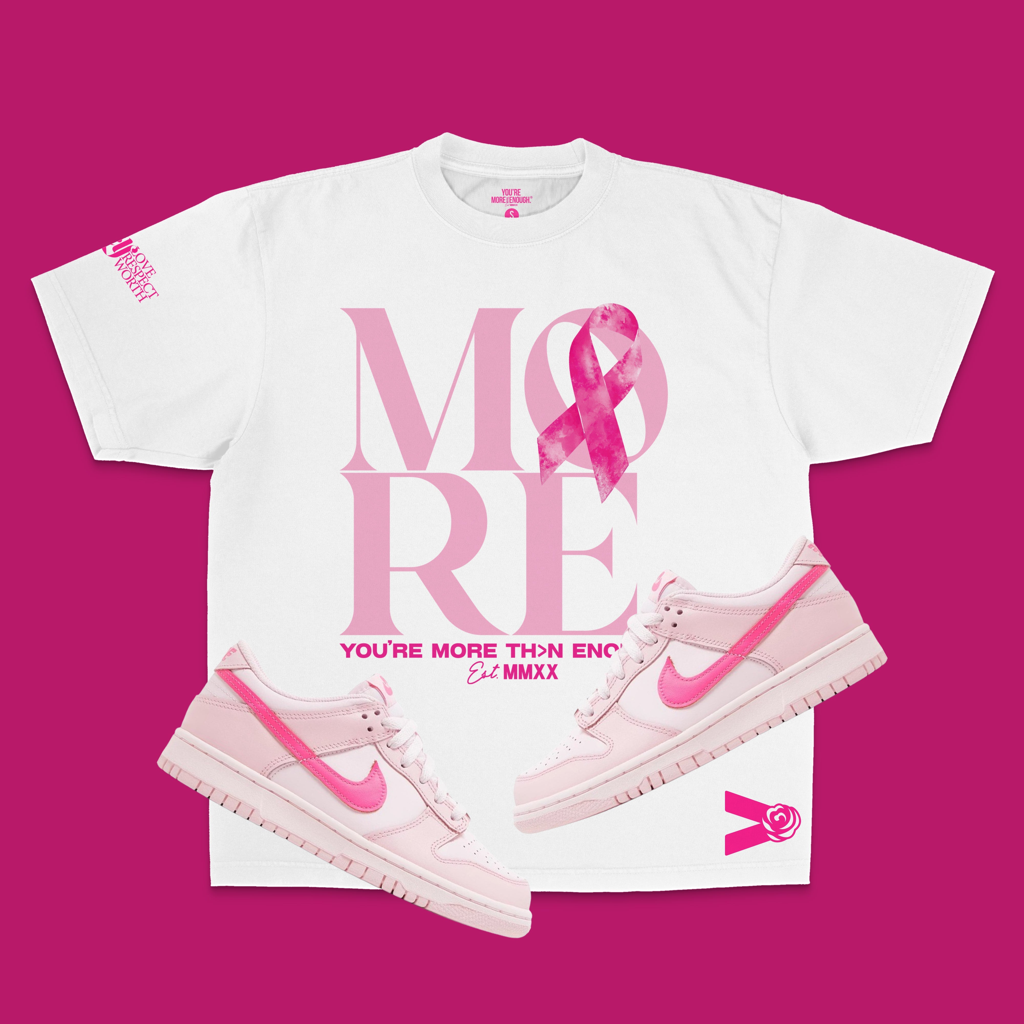 YMTE - Breast Cancer Awareness Month 2024 - You're More Than Enough