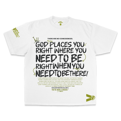 YMTE - God Places You T - Shirt - You're More Than Enough