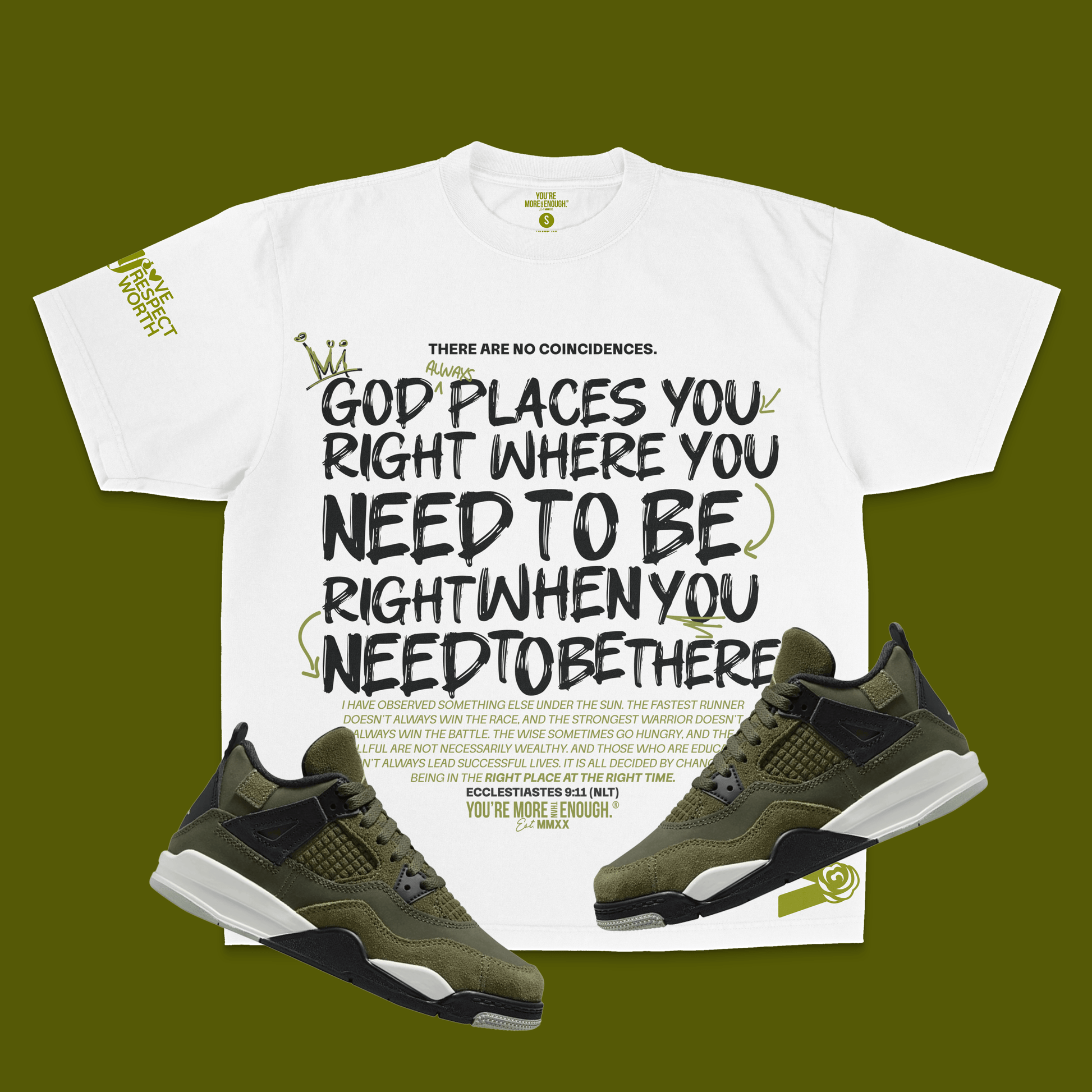 YMTE - God Places You T - Shirt - You're More Than Enough