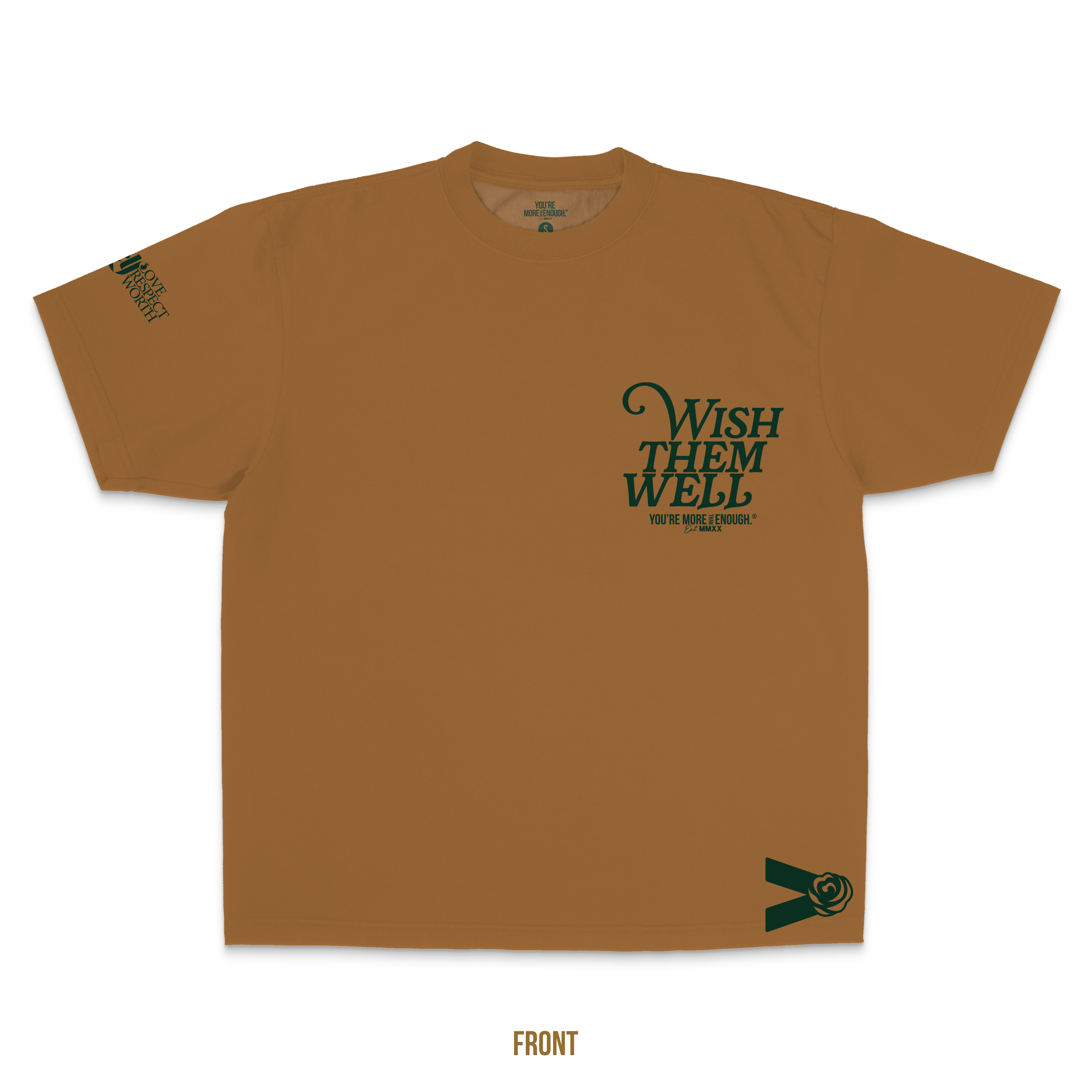 YMTE - Wish Them Well T - Shirt (Gold) - You're More Than Enough