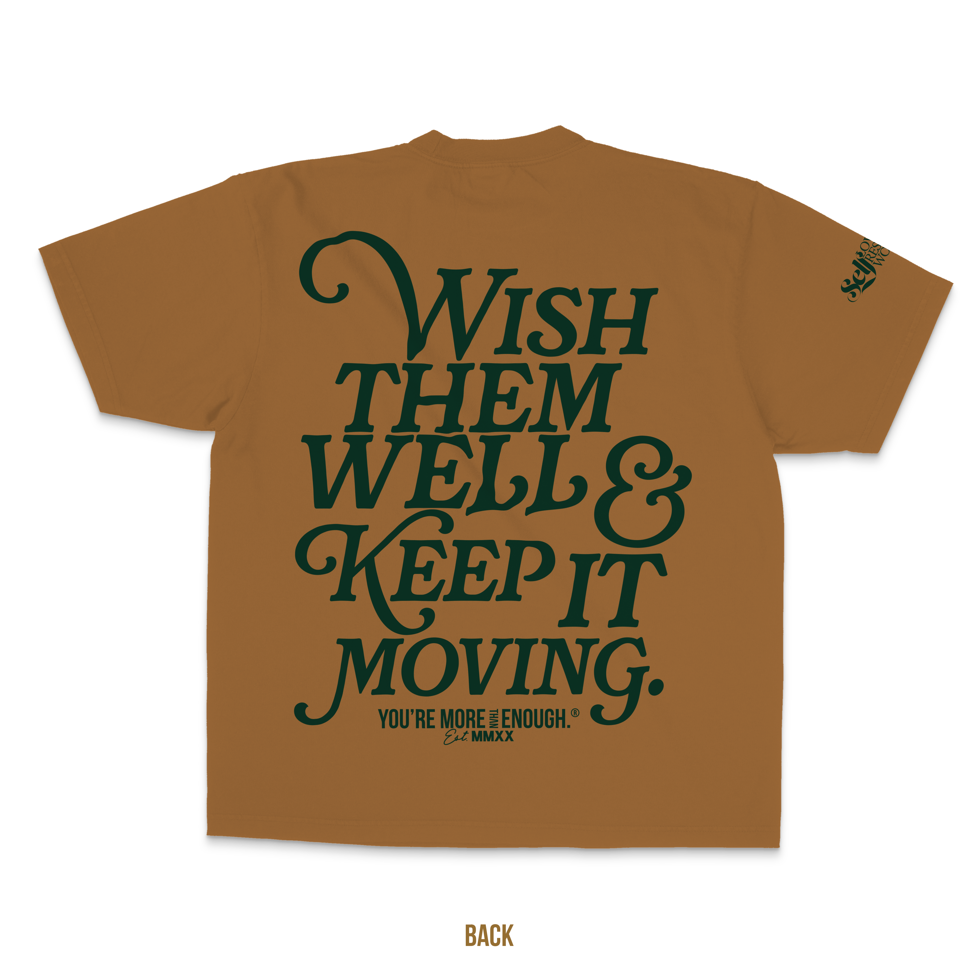 YMTE - Wish Them Well T - Shirt (Gold) - You're More Than Enough