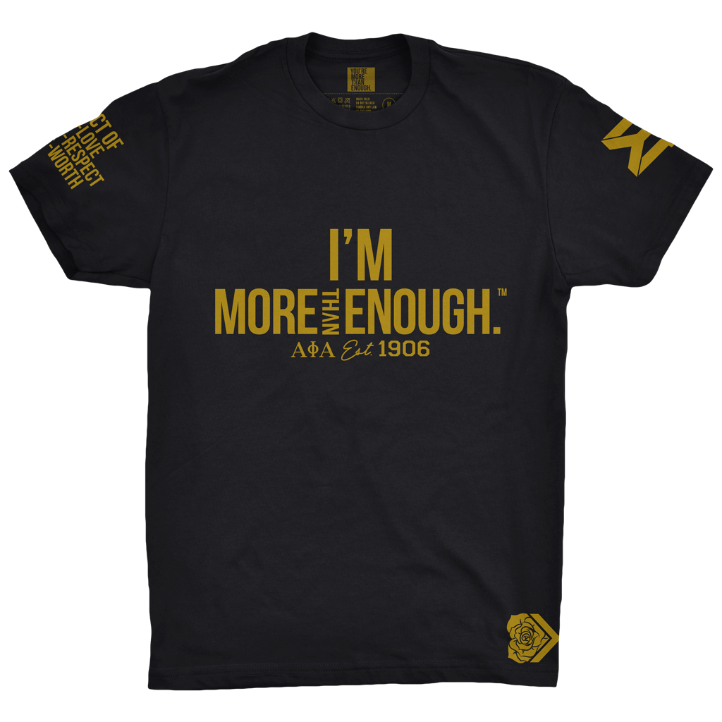 YMTE Divine 9 Collection - Alpha Phi Alpha - You're More Than Enough