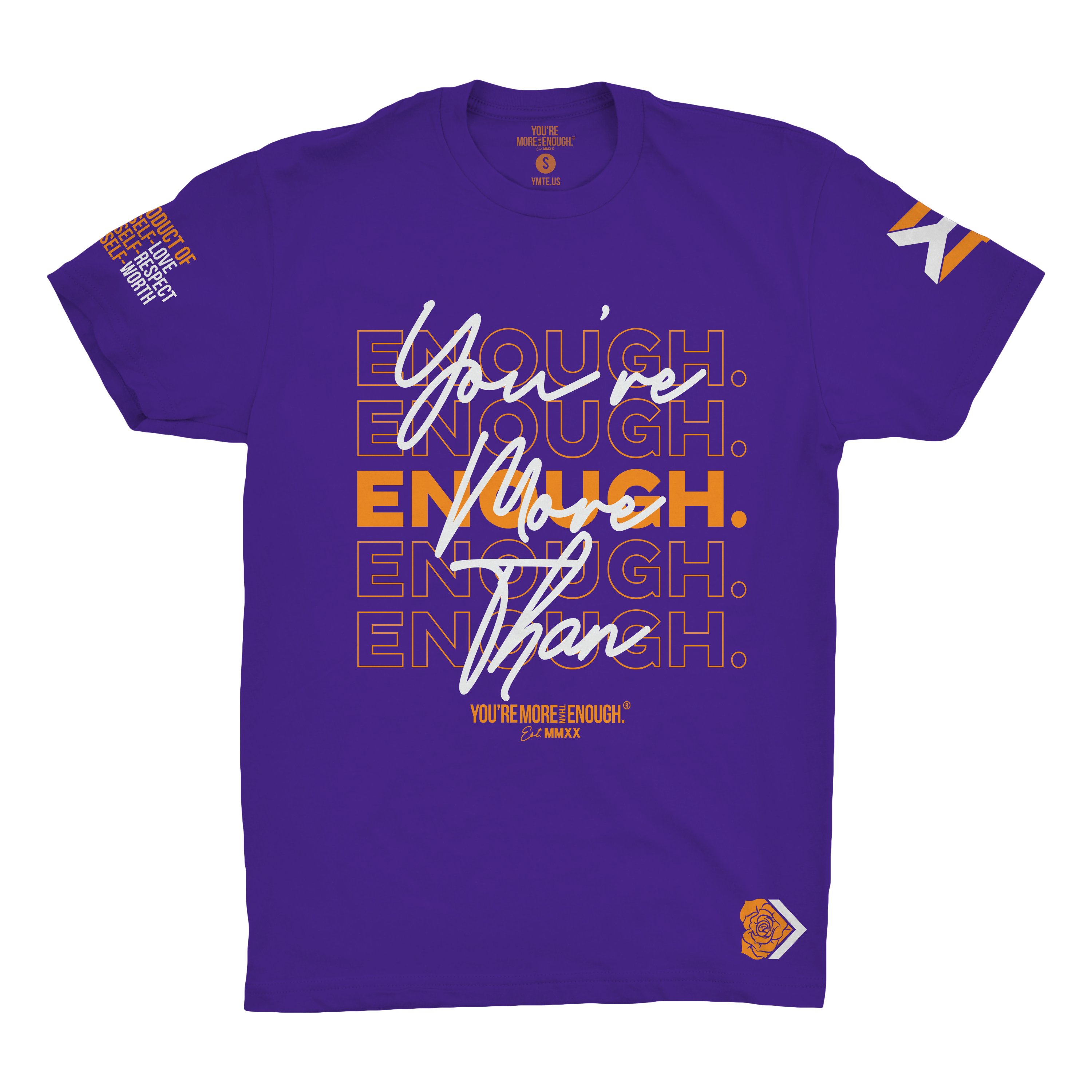 YMTE Purple, Marigold, & Grey - You're More Than Enough